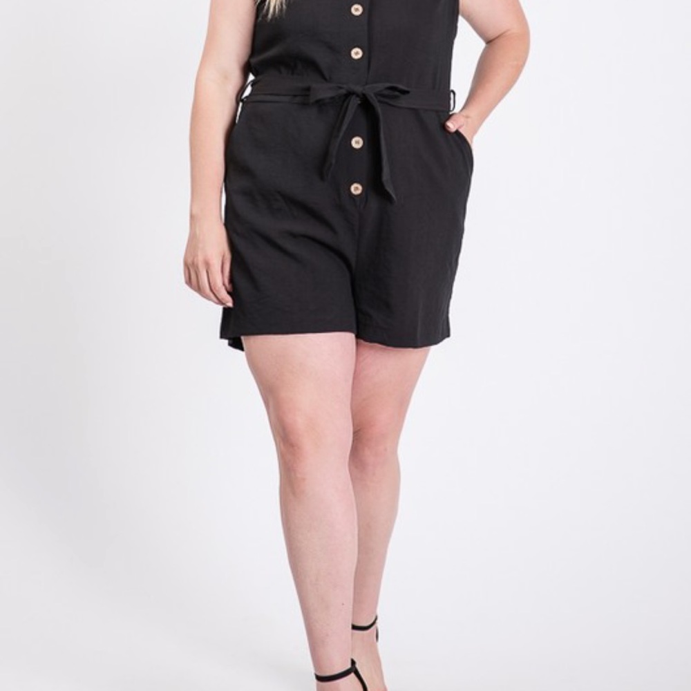 Plus Size Romper - Picture 2 of 8